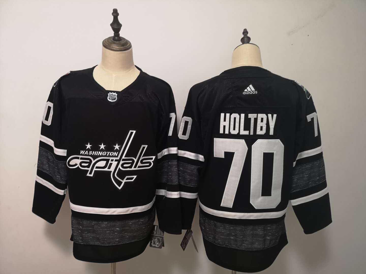 Capitals 70 Braden Holtby Black 2019 NHL All Star Game Adidas Jersey